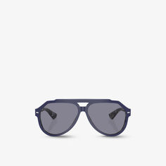 Солнцезащитные очки-авиаторы из ацетата DG4452 Dolce &amp; Gabbana, синий