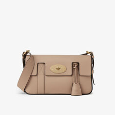 Сумка через плечо East West Bayswater из зернистой кожи Mulberry, цвет maple