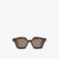 Солнцезащитные очки из ацетата в оправе «кошачий глаз» с градиентом Loewe, цвет shiny classic havana