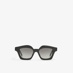 Солнцезащитные очки из ацетата в оправе «кошачий глаз» с градиентом Loewe, черный