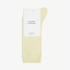 Классические носки из органической смеси Colorful Standard, желтый