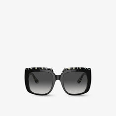 Солнцезащитные очки DG4414 в квадратной оправе из ацетата ацетата Dolce &amp; Gabbana, черный