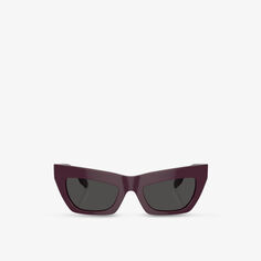 BE4405 солнцезащитные очки из ацетата в оправе «кошачий глаз» Burberry, красный