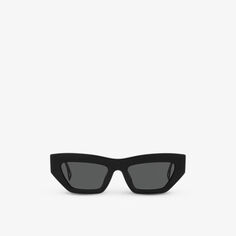 VE4432U солнцезащитные очки в неправильной оправе из ацетата ацетата Versace, черный