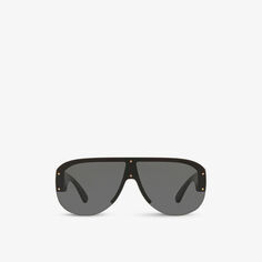 Солнцезащитные очки VE4391 в круглой оправе Versace, черный