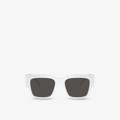 Солнцезащитные очки DG6184 в квадратной оправе Dolce &amp; Gabbana, белый
