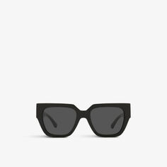 VE4409 солнцезащитные очки-фанто из ацетата, украшенные Medusa Versace, черный