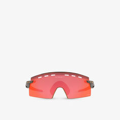 OO9235 Солнцезащитные очки Encoder Strike в прямоугольной оправе из ацетата ацетата Oakley, серый
