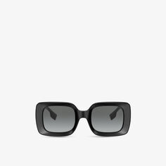 BE4327 солнцезащитные очки Delilah в квадратной оправе из ацетата ацетата Burberry, черный