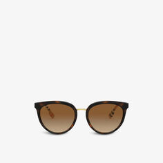 Солнцезащитные очки BE4316 в оправе фантос Burberry, коричневый