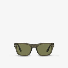 PO3269S солнцезащитные очки из ацетата в квадратной оправе Persol, серый