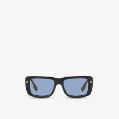 BE4376U солнцезащитные очки Jarvis из ацетата в прямоугольной оправе Burberry, черный