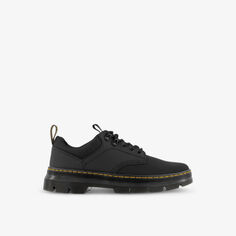 Кроссовки Reeder со вставками из переработанного нейлона и кожи с низким берцем Dr. Martens, черный