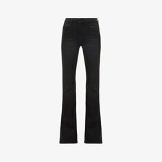 Расклешенные джинсы Le High Flare из эластичного денима с высокой посадкой и карманами Frame, цвет kerry