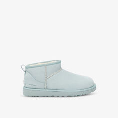 Замшевые ботинки UGG x Madhappy Classic Ultra Mini Ugg, синий