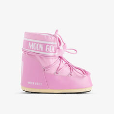 Ботинки Icon Low на шнуровке Moon Boot, розовый