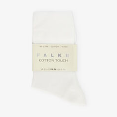 Носки Cotton Touch из смесового хлопка Falke, белый