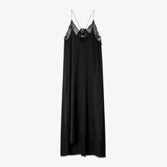 Платье миди Risty с кружевной отделкой Zadig&amp;Voltaire, цвет noir