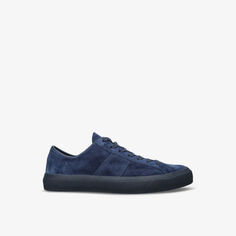 Замшевые кроссовки Cambridge с низким берцем Tom Ford, синий