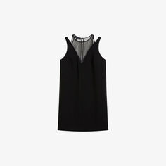 Платье мини Tasmmin из эластичной ткани с декорированными вставками Ted Baker, черный