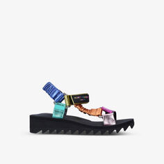 Плетеные сандалии Orion с логотипом Kurt Geiger London, цвет mult/other