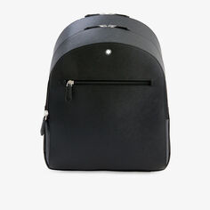 Кожаный рюкзак Sartorial с логотипом Montblanc, черный