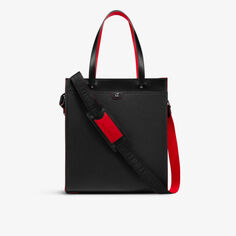 Кожаная сумка-тоут Ruistote Christian Louboutin, черный