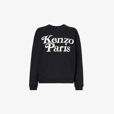 Толстовка из хлопкового джерси с фирменным принтом KENZO x Verdy Kenzo, черный