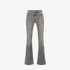 Расклешенные джинсы Le High Flare с высокой посадкой из смесового денима Frame, цвет fleetwood