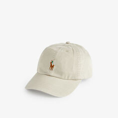 Современная кепка из эластичного хлопка с вышитым логотипом Polo Ralph Lauren, хаки