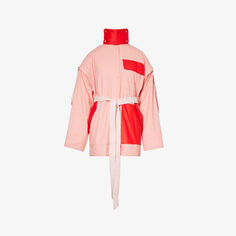 Куртка-ракушка Barbour x Roksanda Zora с завязками на завязках Barbour, цвет peach