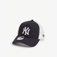 Кепка дальнобойщика New York Yankees из хлопка и сетки New Era, черный