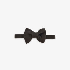 Предварительно завязанный галстук-бабочка из грогрена Tom Ford, черный