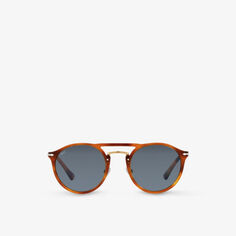 PO3264S солнцезащитные очки в ацетатной оправе фантос Persol, коричневый