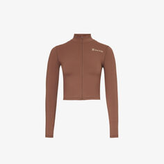 Куртка Runner из эластичной ткани с принтом логотипа Sporty &amp; Rich, бордовый