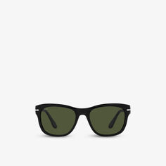 PO3313S солнцезащитные очки из ацетата в квадратной оправе Persol, черный