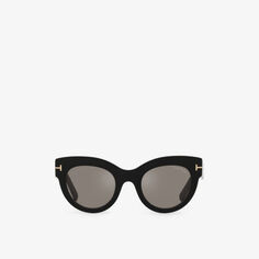 TR001699 Солнцезащитные очки Lucilla CR39 в кошачьем глазу Tom Ford, черный