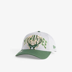 9TWENTY Кепка из хлопкового твила с фирменной вышивкой Milwaukee Bucks New Era, серый