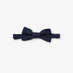 Шелковый галстук-бабочка в горошек Paul Smith, темно-синий