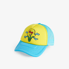 Тканая кепка Cones and Bones с логотипом Icecream, желтый