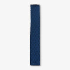 Вязаный галстук Kelmis с ромбовидной текстурой Ted Baker, бирюзовый
