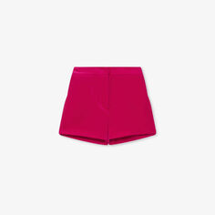 Бархатные шорты Bree с резинкой на талии 4-14 лет Reiss, розовый