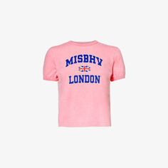 Футболка из хлопкового джерси с логотипом London Misbhv, розовый