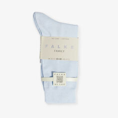 Носки из смесового хлопка стрейч с семейным фирменным принтом Falke, синий