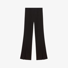 Тканые брюки Pomelo с разрезами Maje, цвет noir / gris