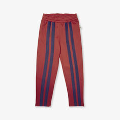 Прямые тканые брюки с контрастной вставкой 18 месяцев–11 лет Mini Rodini, красный