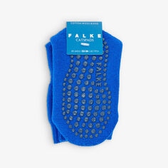 Носки Catspads из эластичного хлопка с эластичной подошвой для детей 2–12 лет Falke, синий