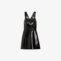Виниловое мини-платье без рукавов Rachelle Claudie Pierlot, цвет noir / gris