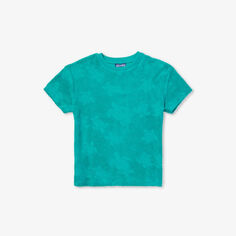 Хлопковая футболка для плавания с черепахой, 8–14 лет Vilebrequin, цвет vert tropezien