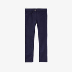 Облегающие брюки из смесового хлопка стрейч 6-14 лет Benetton, темно-синий